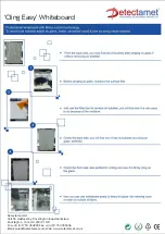 Предварительный просмотр 2 страницы Detectamet Cling Easy Manual