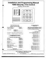 Detection Systems 7090i Installation And Programming Manual предпросмотр