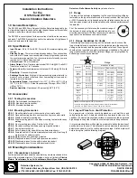 Preview for 1 page of Detection Systems DS1520 Installation Instructions Manual