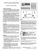 Detection Systems DS7135 Installation Instructions preview