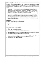 Preview for 3 page of Detection Systems SEFD1 User Manual