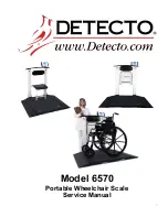 Detecto 6570 Service Manual preview