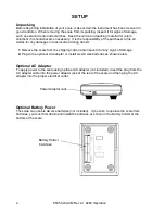 Предварительный просмотр 6 страницы Detecto 8463 Operation Manual