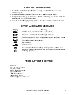 Preview for 11 page of Detecto 8463 Operation Manual