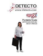 Detecto APEX-RI Owner'S Manual предпросмотр