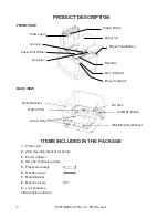 Preview for 4 page of Detecto Cardinal P50 Owner'S Manual