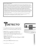 Preview for 4 page of Detecto D118 User Manual