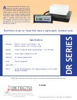 Preview for 2 page of Detecto DR150 Specifications