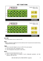 Preview for 5 page of Detecto DR400C Operation Manual