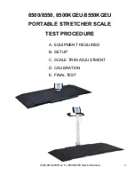 Preview for 5 page of Detecto STRETCHER SCALE 8500 Service Manual