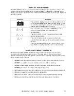 Preview for 17 page of Detecto VET330WH Owner'S Manual