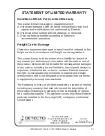 Preview for 19 page of Detecto VET330WH Owner'S Manual