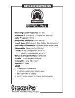 Preview for 12 page of DetectorPro HeadHunter UnderWater Owner'S Instructions Manual