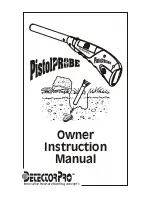 DetectorPro PistolProbe Owner'S Instruction Manual preview