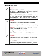 Preview for 5 page of Detectortesters Testifire 1000 User Manual