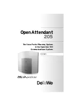 DETEWE DSL Speedweb OpenAttendant 205 User Manual preview