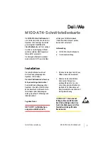 DETEWE M100-AT4 Manual preview