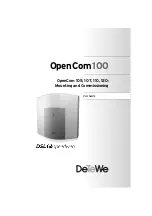 DETEWE opencom 100 Mounting And Commissioning Manual предпросмотр