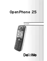 Preview for 1 page of DETEWE OpenPhone 25 User Manual