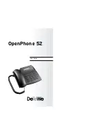 DETEWE OPENPHONE 52 User Manual preview