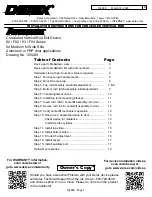 Detex ADVANTEX 82 Series Installation Instructions Manual preview