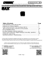 Preview for 1 page of Detex EAX-300 Series Installation Instructions Manual