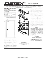 Detex MS-2049S Installation Instructions предпросмотр