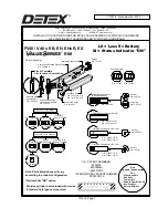 Предварительный просмотр 1 страницы Detex VALUE SERIES EH Installation Instructions Manual