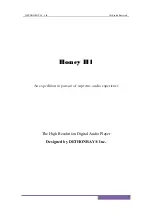 DETHONRAY Honey H1 Use Manual preview