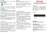 Detnov RTD-150T Quick Installation And User Manual preview