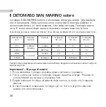 Preview for 34 page of DETOMASO SAN MARINO Manual