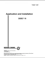 Предварительный просмотр 1 страницы Detroit Diesel DDEC VI Application And Installation