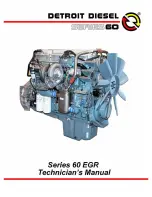 Detroit Diesel Series 60 EGR Technician Manual preview