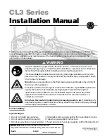 Preview for 1 page of Detroit Radiant Products CL3 Series Installation Manual