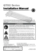 Detroit Radiant Products QTD2-60N Installation Manual предпросмотр