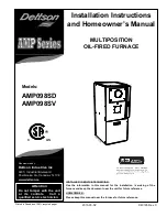 Dettson AMP098SD Installation Instructions And Homeowner'S Manual preview