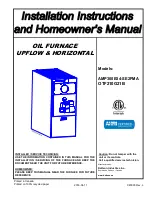 Preview for 1 page of Dettson AMP300B34-SE2PMA Installation Instructions And Homeowner'S Manual