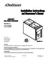 Dettson AMT154SDMA Installation Instructions And Owner'S Manual preview