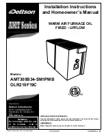 Dettson AMT300B34-SM1PMB OLR210F19C Installation Instructions Manual preview