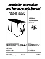 Dettson AMT400B34-SM1PMA Installation Instructions And Homeowner'S Manual preview