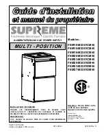 Dettson FEM10-M2301CM-B Installation Instructions And Homeowner'S Manual preview