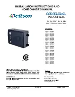 Dettson HYDRAI016-208-3 Installation Instructions And Owner'S Manual preview