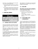 Preview for 4 page of Dettson HYDRAI016-208-3 Installation Instructions And Owner'S Manual