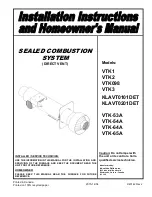 Dettson KLAVT0101DET Installation Instructions And Homeowner'S Manual preview