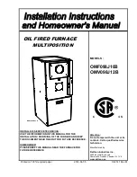 Dettson OMF098J10B Installation Instructions And Homeowner'S Manual preview