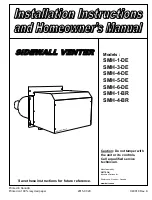 Dettson SMH-1-BR Installation Instructions And Homeowner'S Manual preview