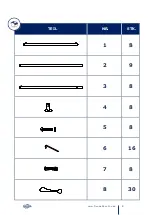 Preview for 8 page of Deuba 102606 Assembly Instruction Manual