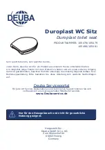 Deuba Duroplast 105478 Instruction preview