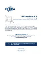 Deuba Hollywood 106968 Instructions Manual preview