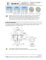 Предварительный просмотр 5 страницы Deublin 1112-240-001 Instruction Manual